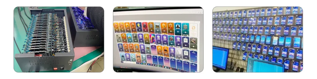phone farm tech