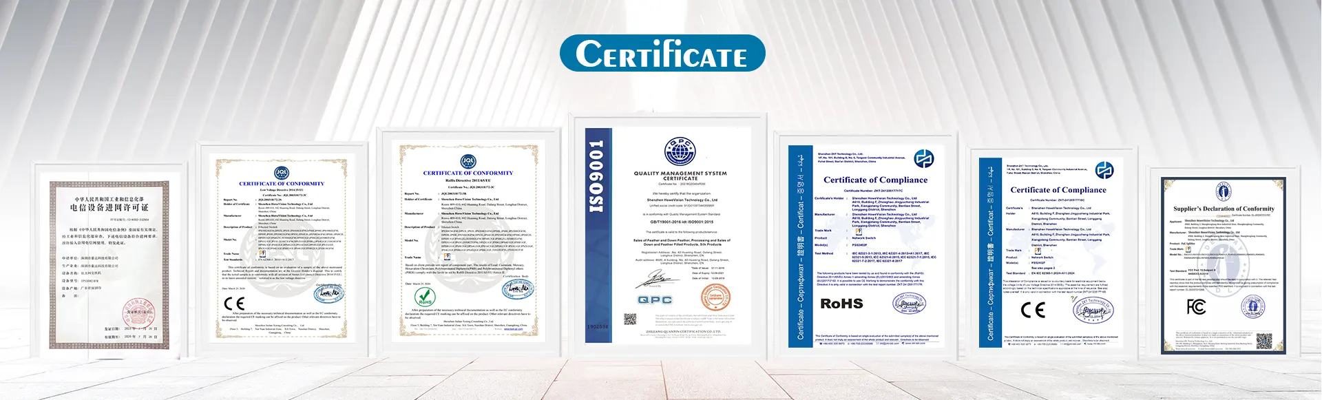 Safety & Quality Certifications