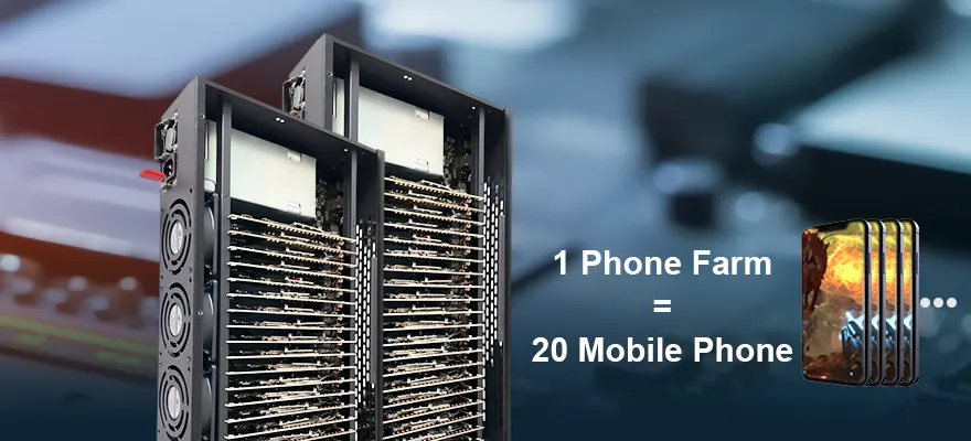 phone farm automation