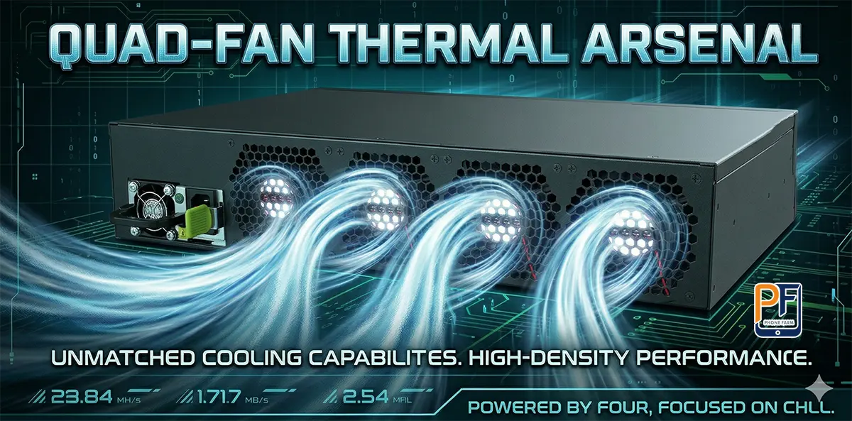 boxcell with 4 fans