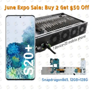 Samsung S20+ Phone Farm Box | Snapdragon 865 | 12+128GB | 20-Node