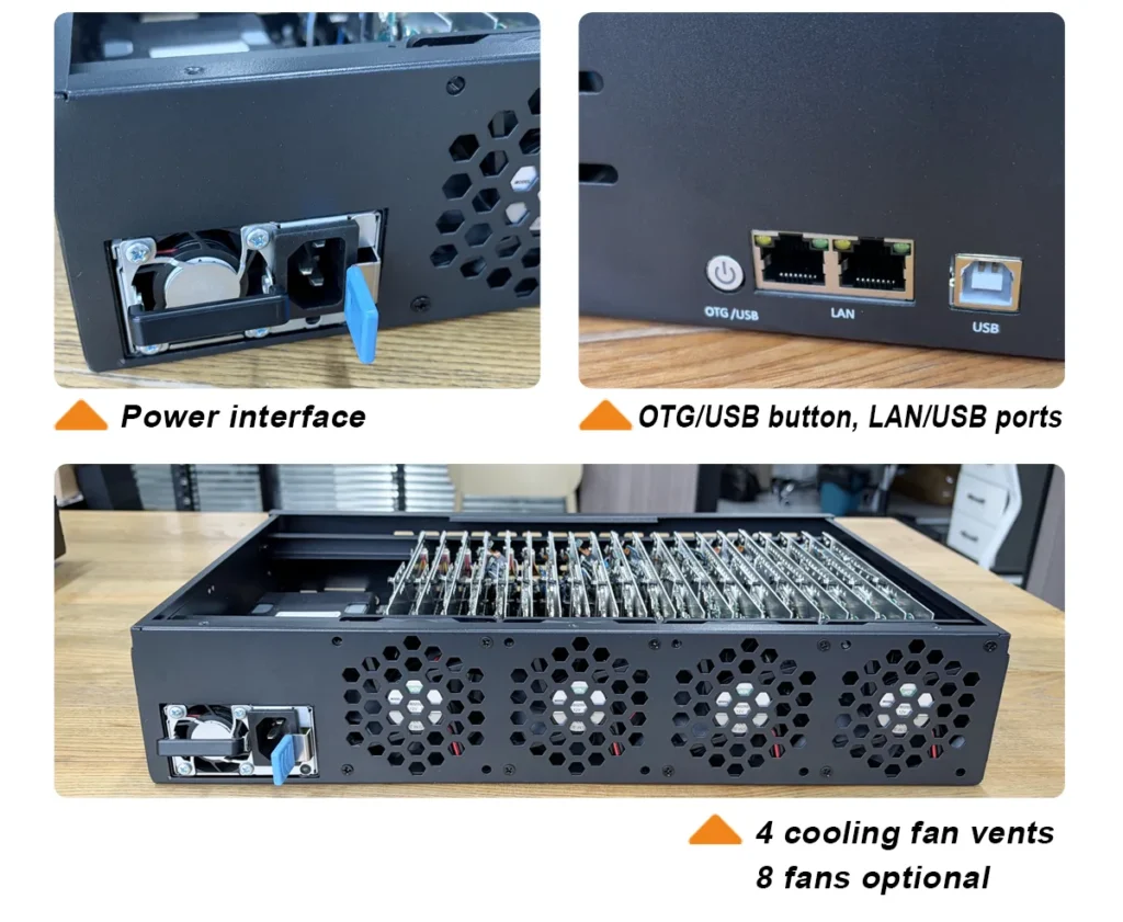 4 cooling fan vents