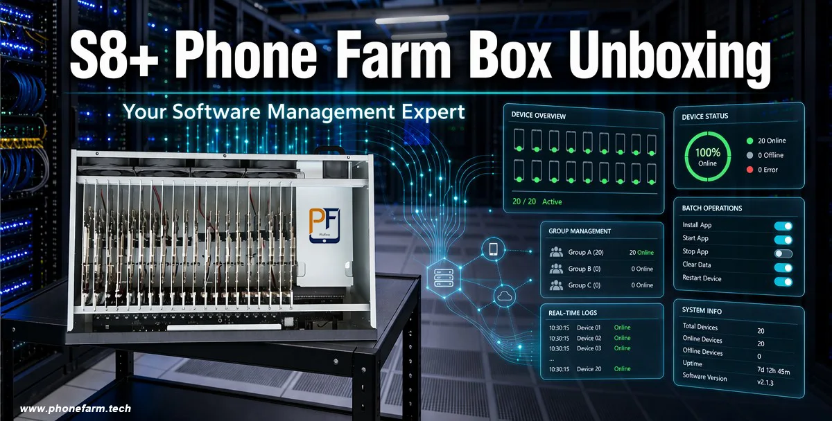 S8+ BoxPhone Farm