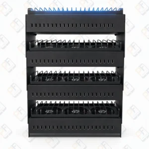 80-motherboard stackable click farm rack phone box with 4-layer OTG unified control system 推荐图片描述