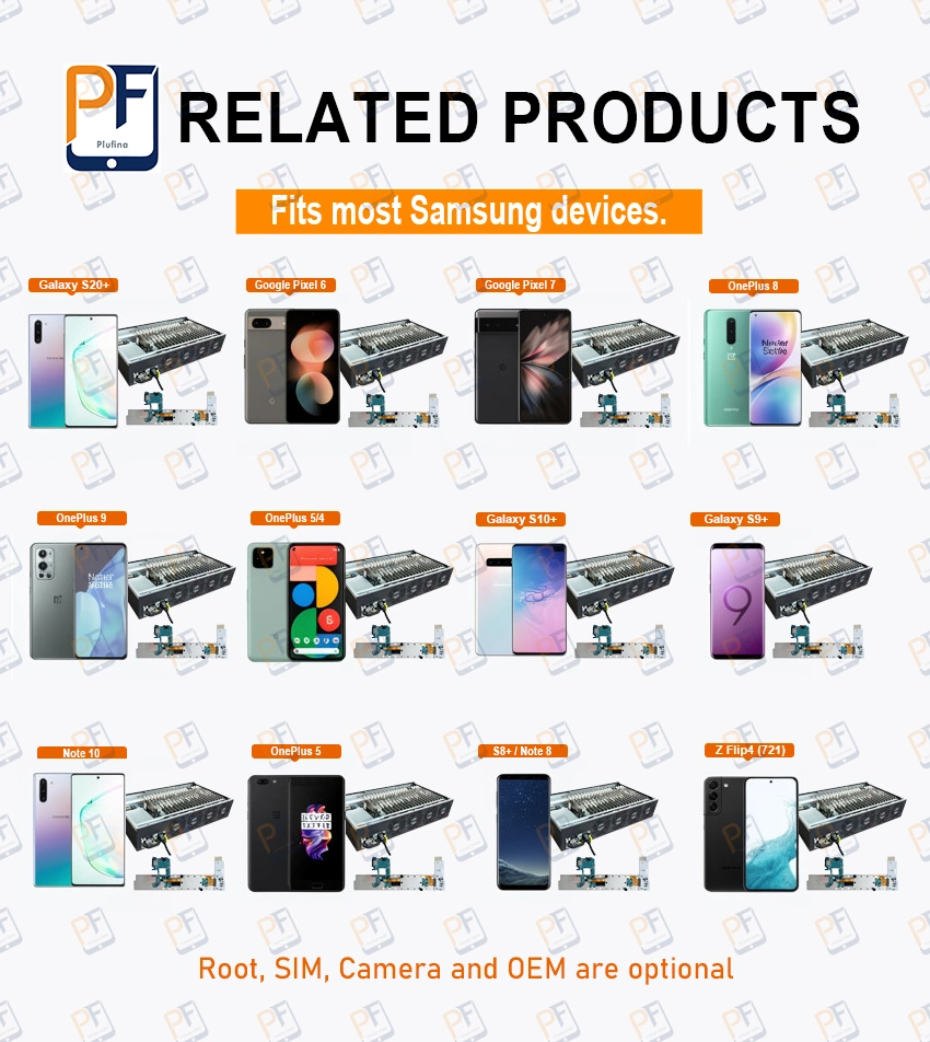 A selection of other compatible products related to the phone farm box system