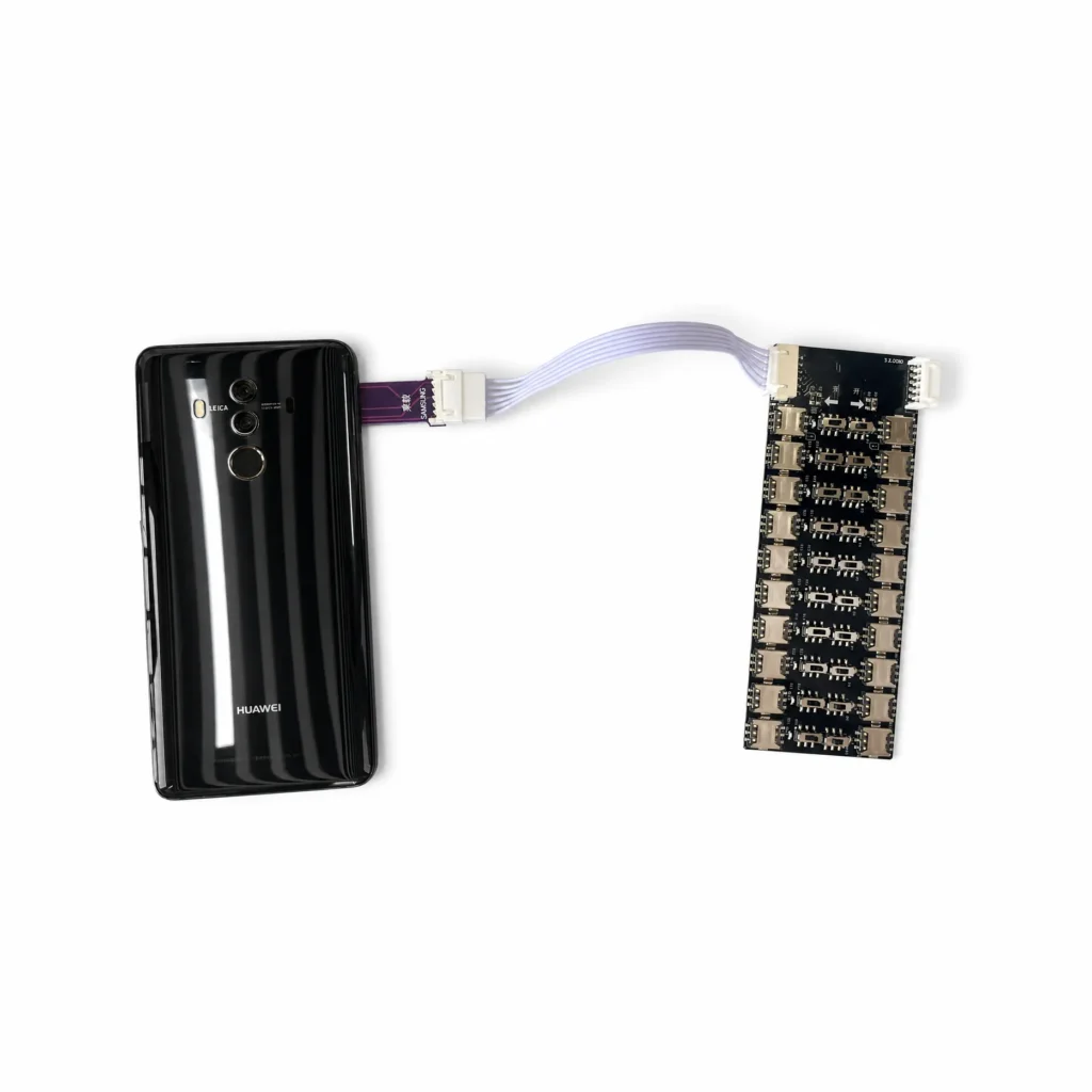 SIM Card Extender used for batch device testing and QA workflows